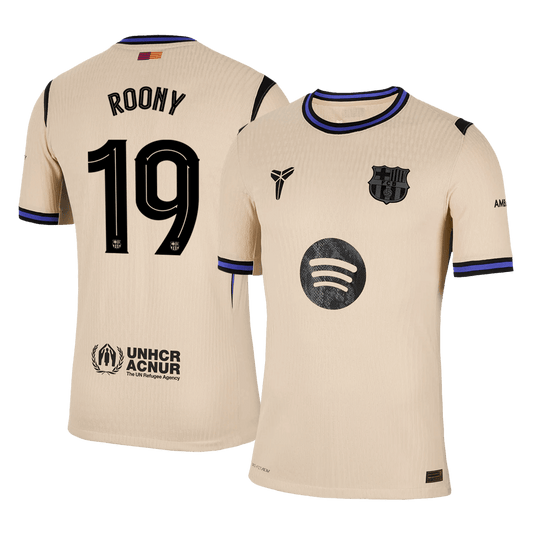 Barcelona 2025/26 UCL Vieras Pelipaita (Player Version) Miesten ROONY #19