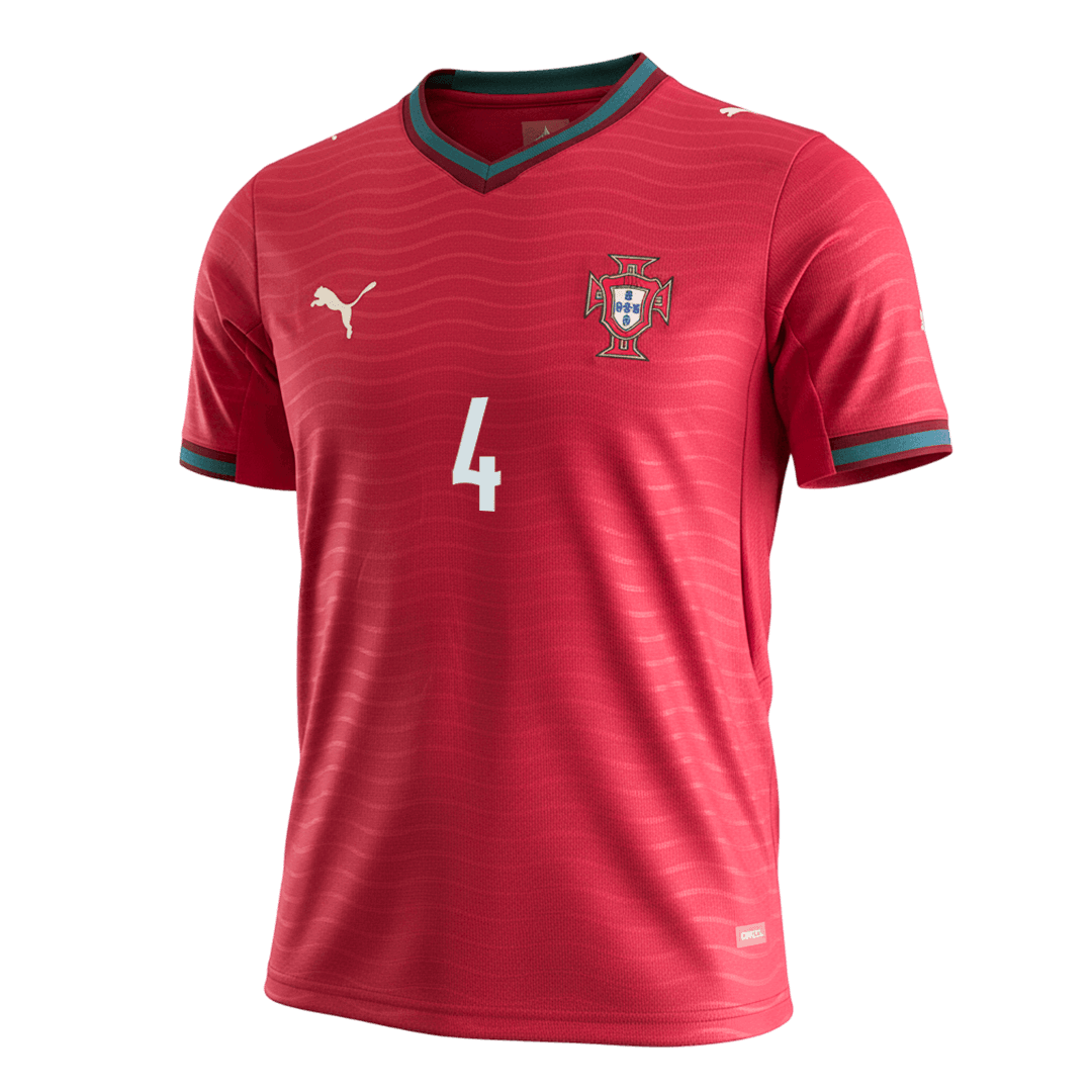 Portugal World Cup 2026 Koti Pelipaita Miesten RÚBEN DIAS #4 [PREMIUM]