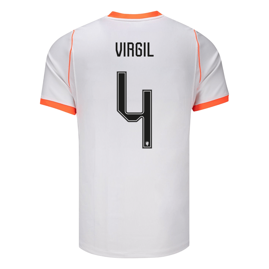 Netherlands World Cup 2026 Vieras Pelipaita Miesten VIRGIL #4