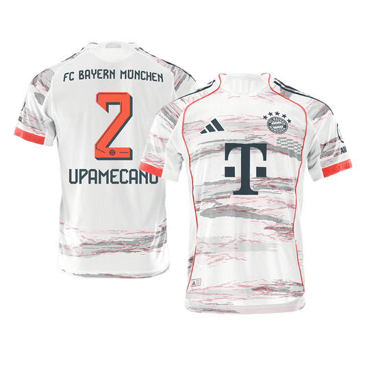 Bayern Munich 2025/26 Vieras Pelipaita (Player Version) Miesten UPAMECANO #2