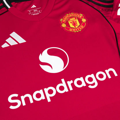 Manchester United 2025/26 Koti Pelipaita Miesten [PREMIUM]