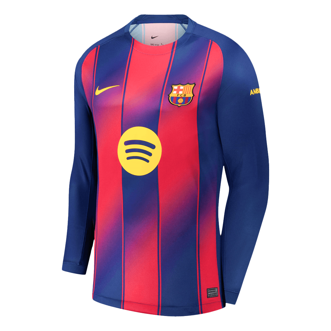Barcelona 2025/26 Koti Pitkähihainen pelipaita Miesten