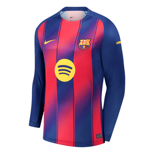 Barcelona 2025/26 Koti Pitkähihainen pelipaita Miesten
