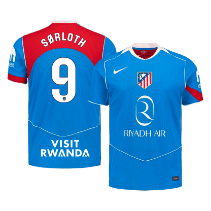Atletico Madrid 2025/26 Kolmas Pelipaita (Player Version) Miesten SØRLOTH #9