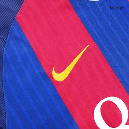Barcelona 2016/17 Koti Retro-pelipaita Miesten MESSI #10