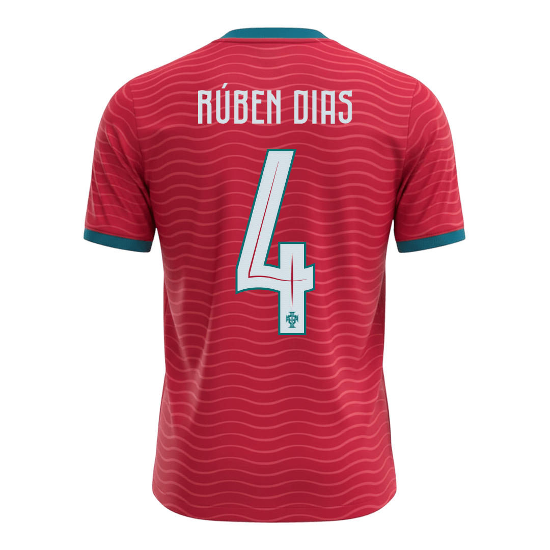 Portugal World Cup 2026 Koti Pelipaita Miesten RÚBEN DIAS #4 [PREMIUM]