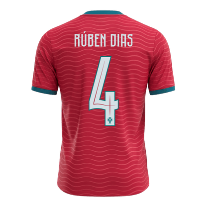 Portugal World Cup 2026 Koti Pelipaita Miesten RÚBEN DIAS #4 [PREMIUM]