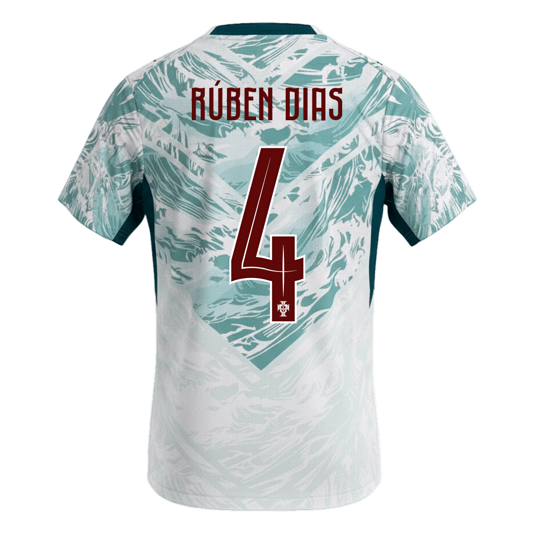 Portugal World Cup 2026 Vieras Pelipaita Miesten RÚBEN DIAS #4