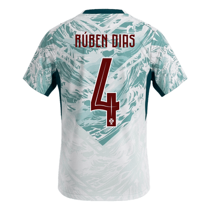 Portugal World Cup 2026 Vieras Pelipaita Miesten RÚBEN DIAS #4