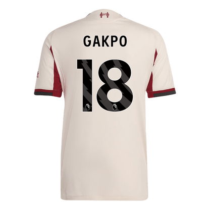Liverpool 2025/26 Vieras Pelipaita (Player Version) Miesten GAKPO #18