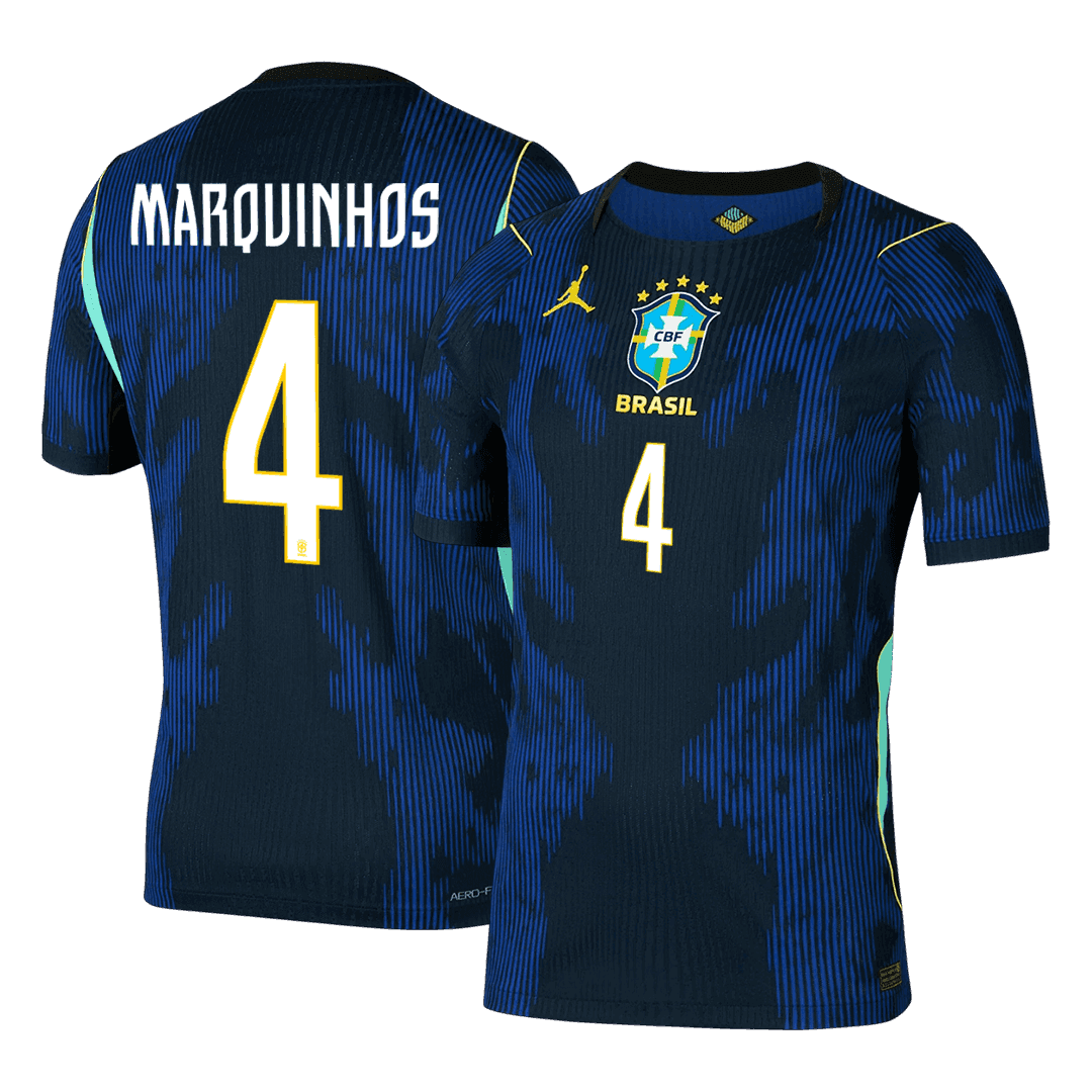 Brazil World Cup 2026 Vieras Pelipaita (Player Version) Miesten MARQUINHOS #4