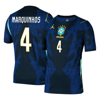 Brazil World Cup 2026 Vieras Pelipaita (Player Version) Miesten MARQUINHOS #4