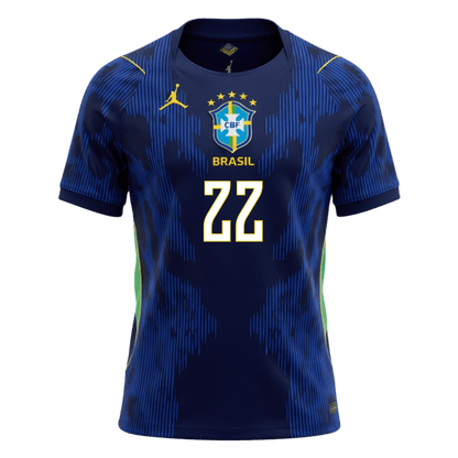 Brazil World Cup 2026 Vieras Pelipaita Miesten JOÃO PEDRO #22