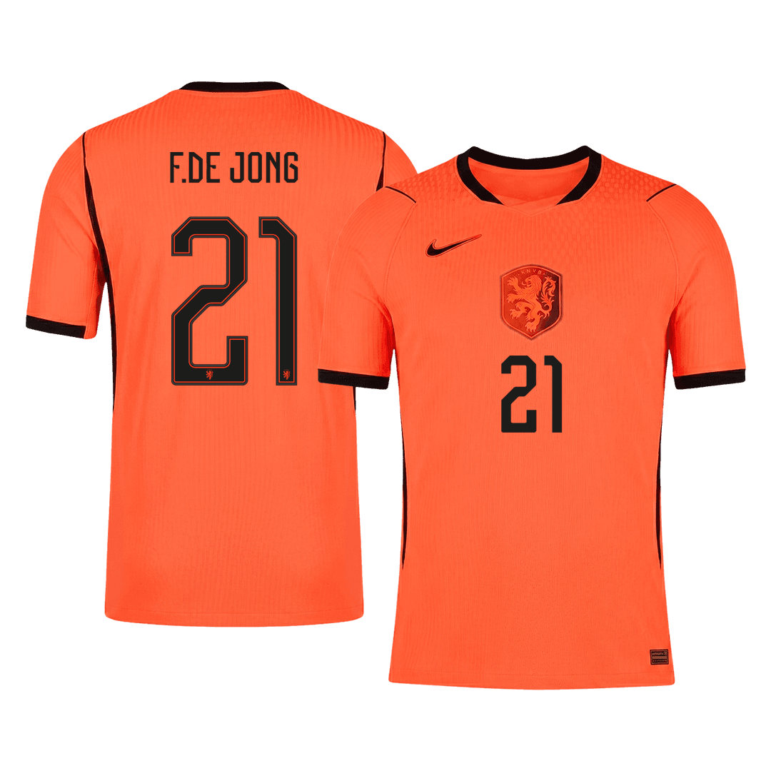 Netherlands World Cup 2026 Koti Pelipaita (Player Version) Miesten F.DE JONG #21