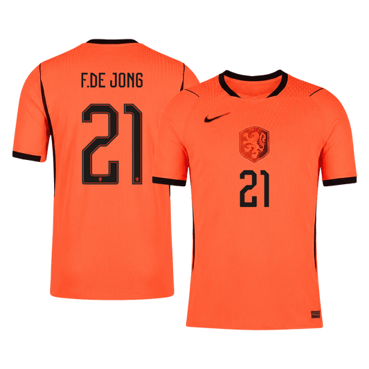 Netherlands World Cup 2026 Koti Pelipaita (Player Version) Miesten F.DE JONG #21