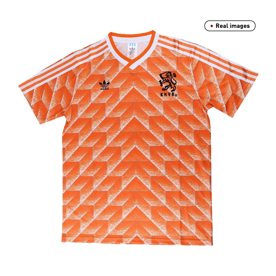 Netherlands 1988 Koti Retro-pelipaita Miesten