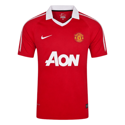 Manchester United 2010/11 Koti Retro-pelipaita Miesten