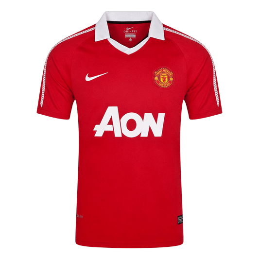 Manchester United 2010/11 Koti Retro-pelipaita Miesten