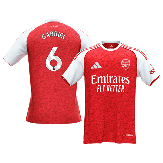 Arsenal 2025/26 Koti Pelipaita Miesten GABRIEL #6 [PREMIUM]
