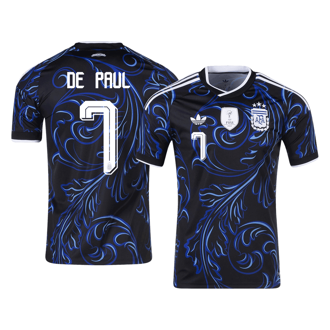 Argentina World Cup 2026 Vieras Pelipaita Miesten DE PAUL #7