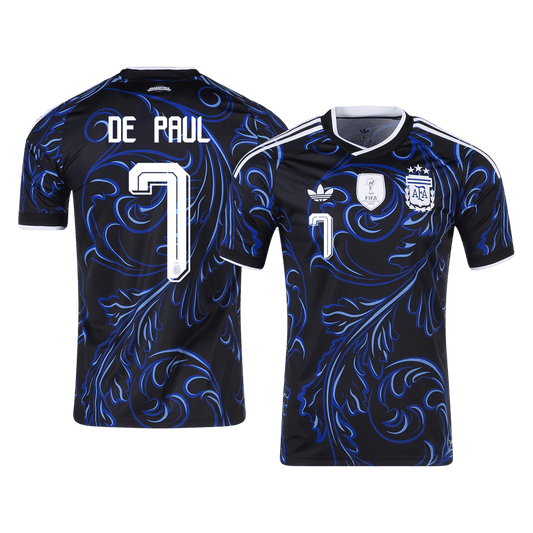 Argentina World Cup 2026 Vieras Pelipaita Miesten DE PAUL #7