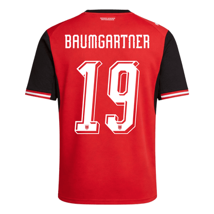 Austria World Cup 2026 Koti Pelipaita Miesten BAUMGARTNER #19
