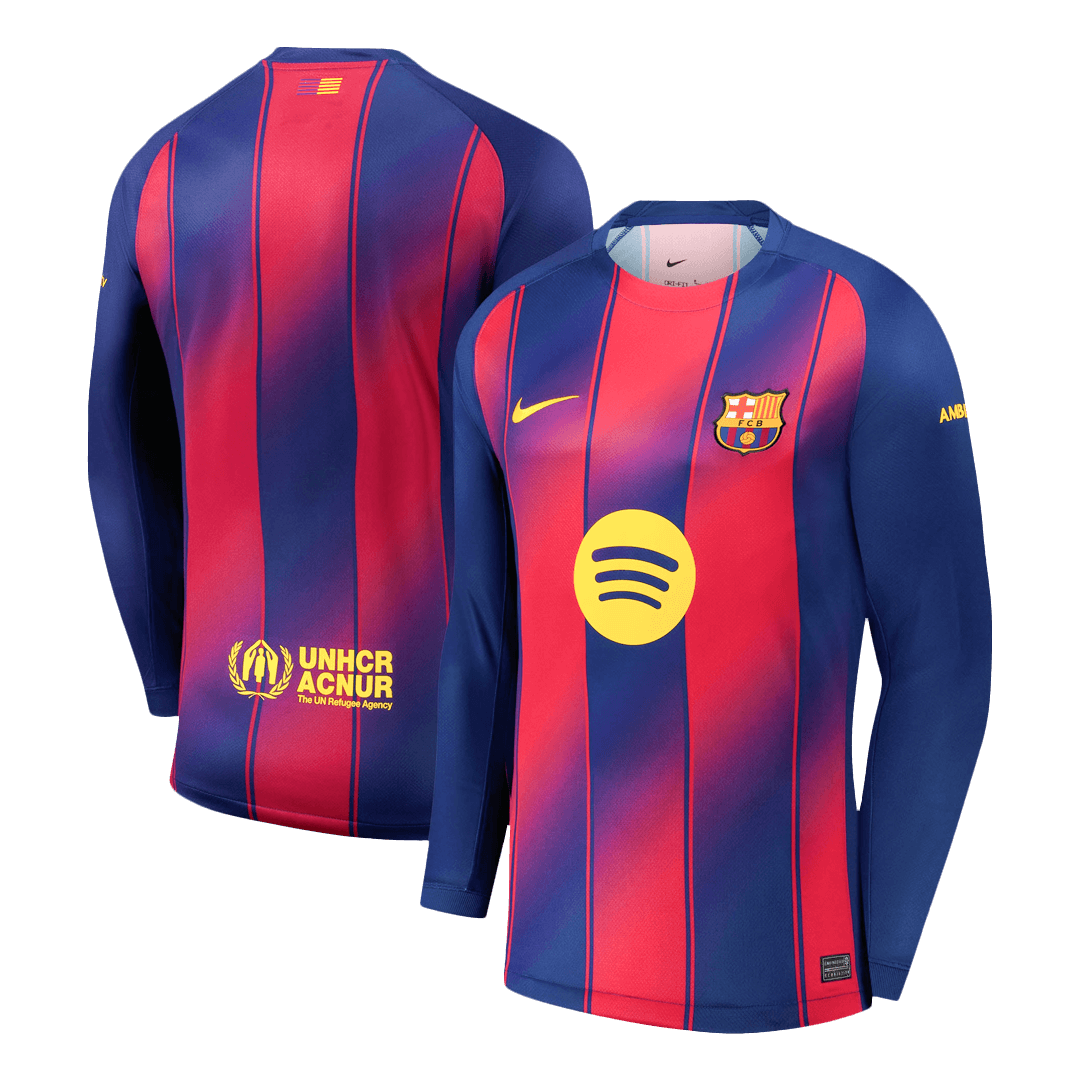 Barcelona 2025/26 Koti Pitkähihainen pelipaita Miesten