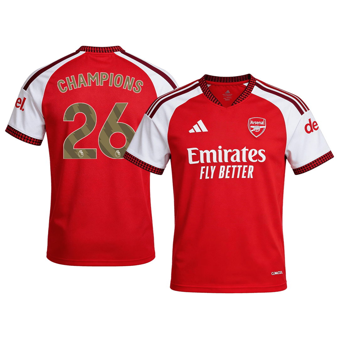 Arsenal 2026/27 Koti Pelipaita Miesten CHAMPIONS #26