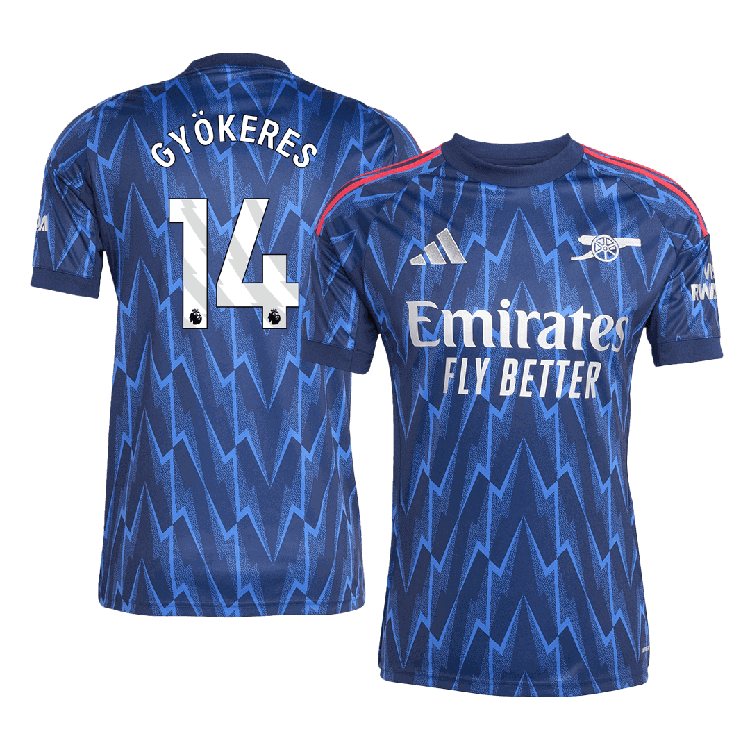 Arsenal 2025/26 Vieras Pelipaita Miesten GYÖKERES #14