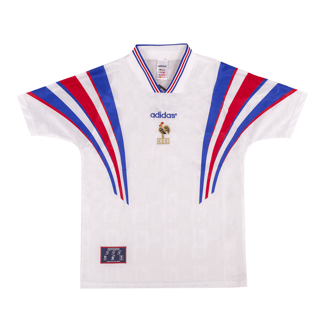 France 1996 Vieras Retro-pelipaita Miesten