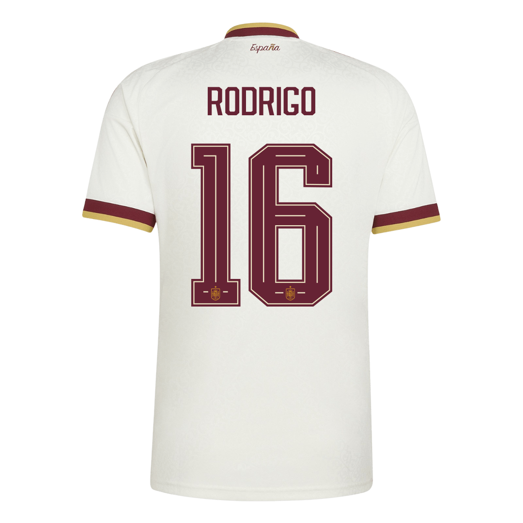 Spain World Cup 2026 Vieras Pelipaita Miesten RODRIGO #16