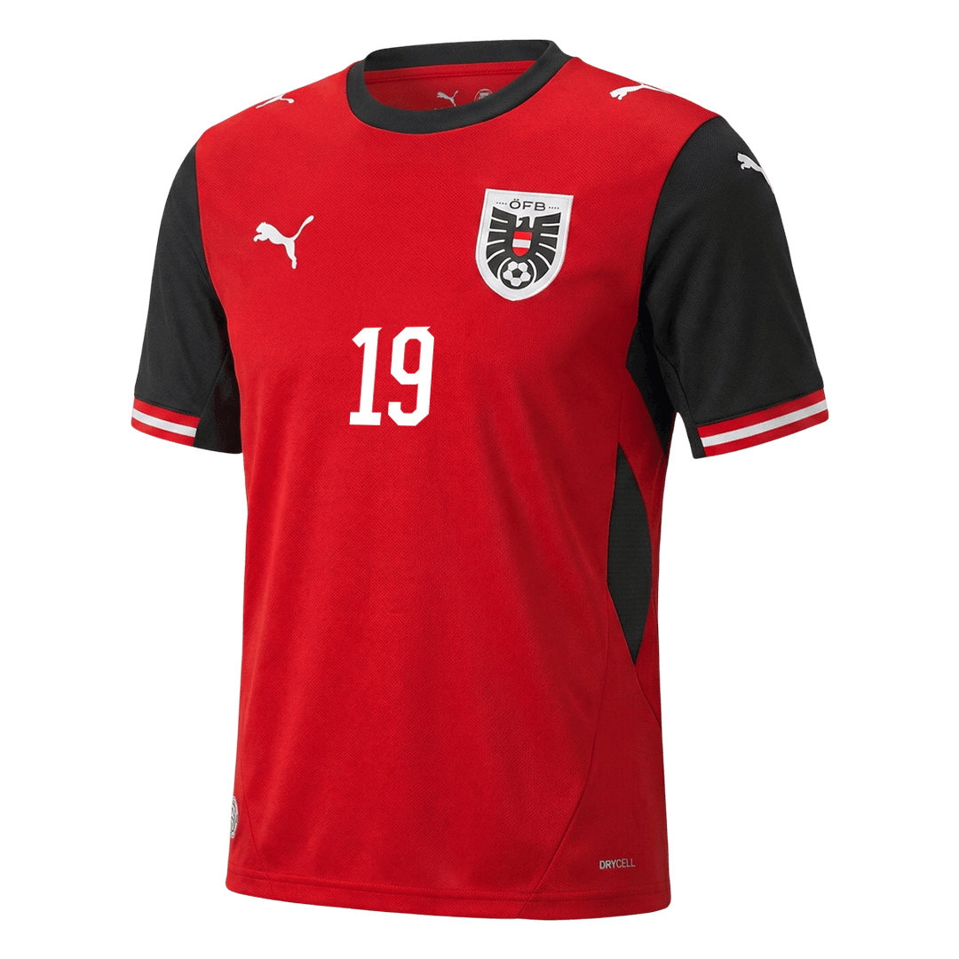 Austria World Cup 2026 Koti Pelipaita Miesten BAUMGARTNER #19