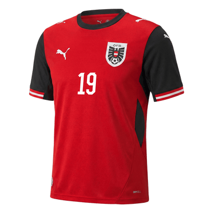 Austria World Cup 2026 Koti Pelipaita Miesten BAUMGARTNER #19
