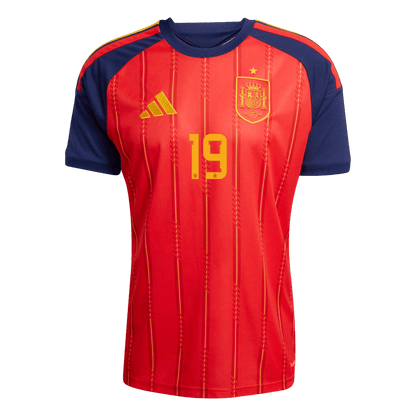 Spain World Cup 2026 Koti Pelipaita Miesten LAMINE YAMAL #19 [PREMIUM]