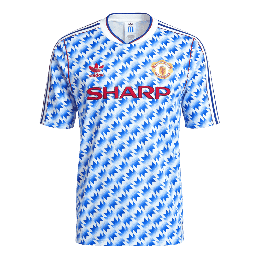 Manchester United 1990/92 Vieras Retro-pelipaita Miesten
