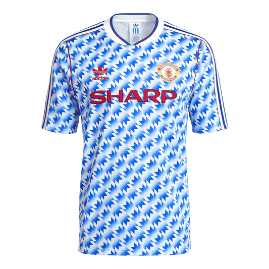 Manchester United 1990/92 Vieras Retro-pelipaita Miesten