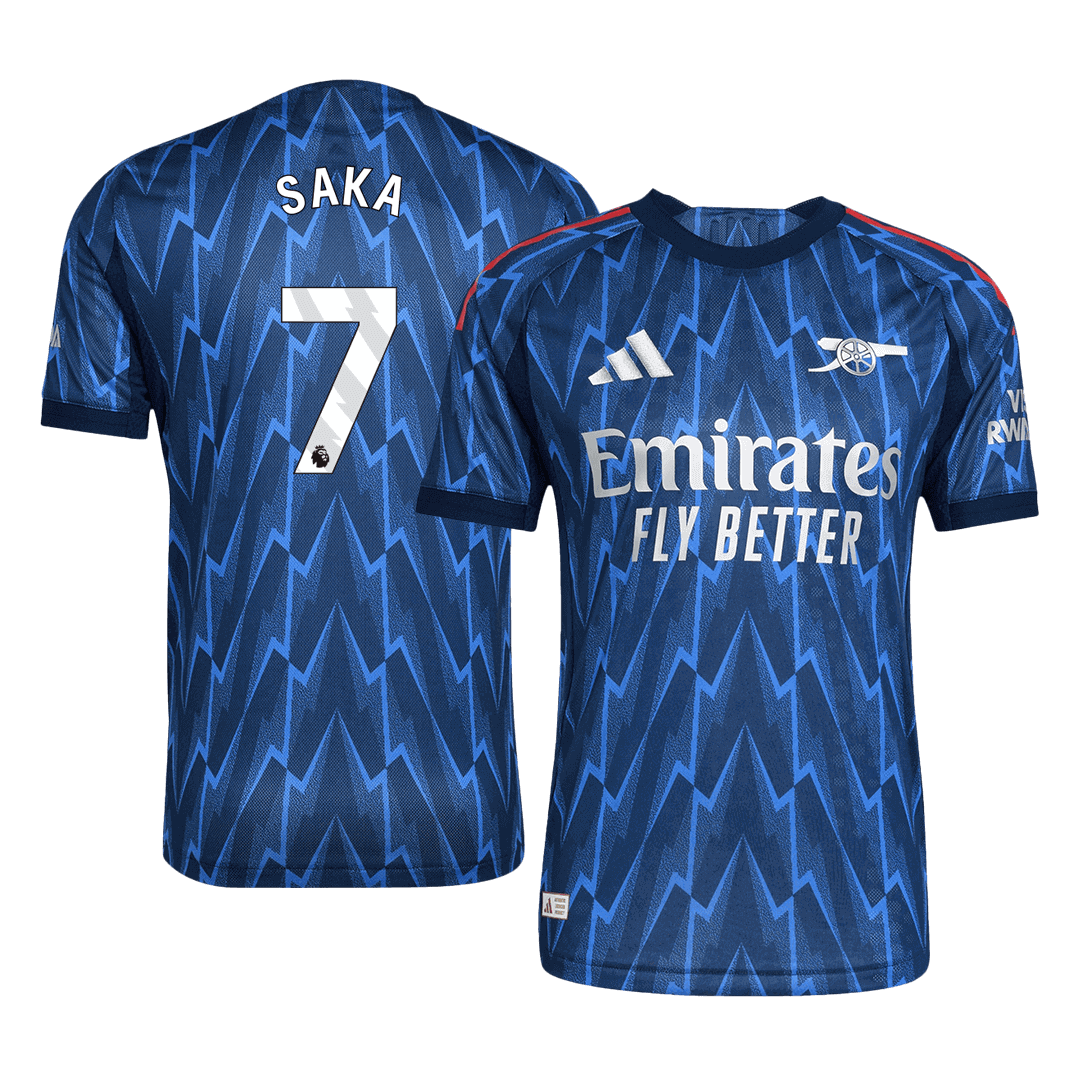 Arsenal 2025/26 Vieras Pelipaita (Player Version) Miesten SAKA #7