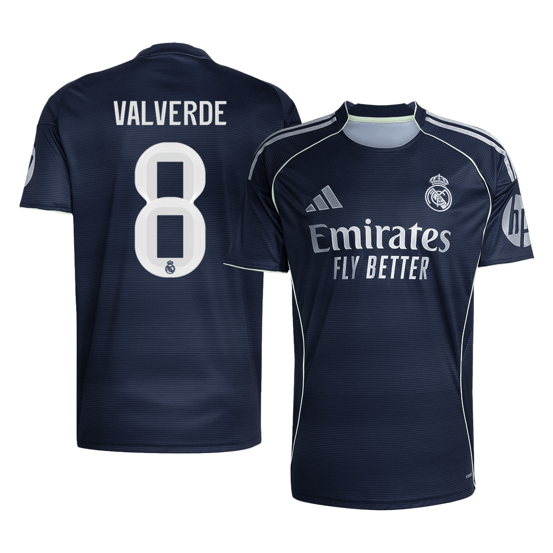 Real Madrid 2025/26 Vieras Pelipaita Miesten VALVERDE #8 [PREMIUM]