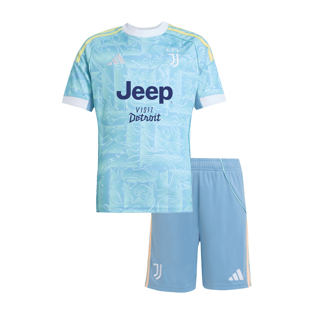 Juventus 2025/26 Vieras Pelipaitasetti Lasten