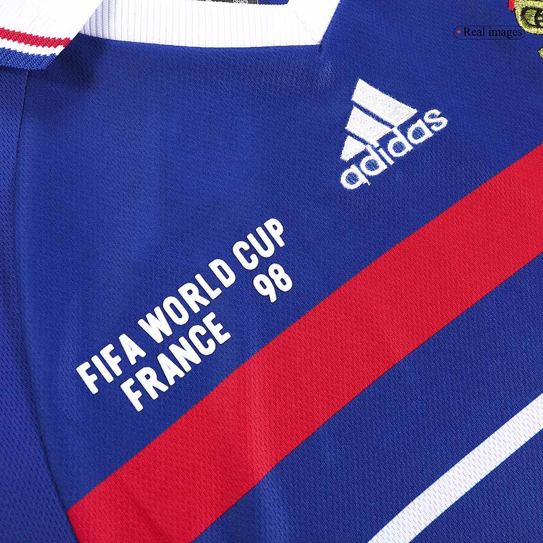 France World Cup 1998 Koti Retro-pelipaita Miesten ZIDANE #10