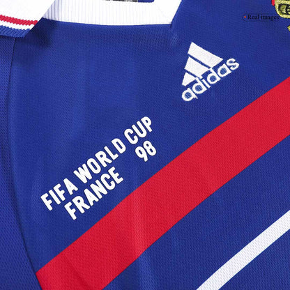 France World Cup 1998 Koti Retro-pelipaita Miesten ZIDANE #10