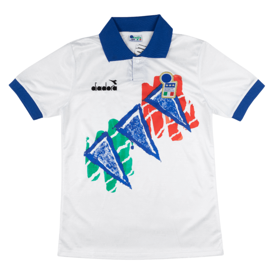 Italy 1994 Ottelua edeltävä Retro-pelipaita Miesten