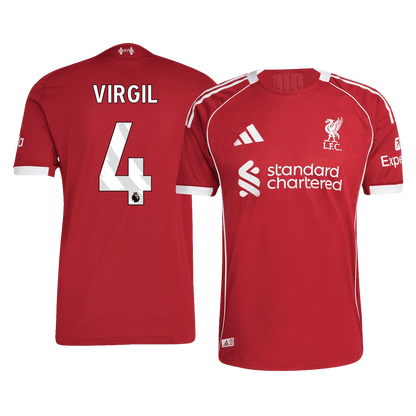Liverpool 2025/26 Koti Pelipaita (Player Version) Miesten VIRGIL #4