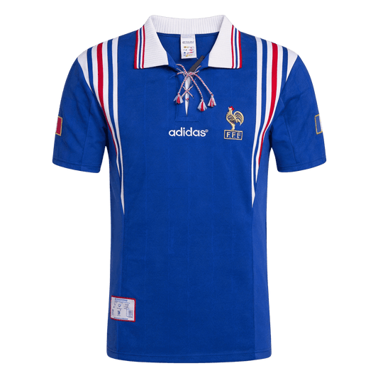 France 1996 Koti Retro-pelipaita Miesten