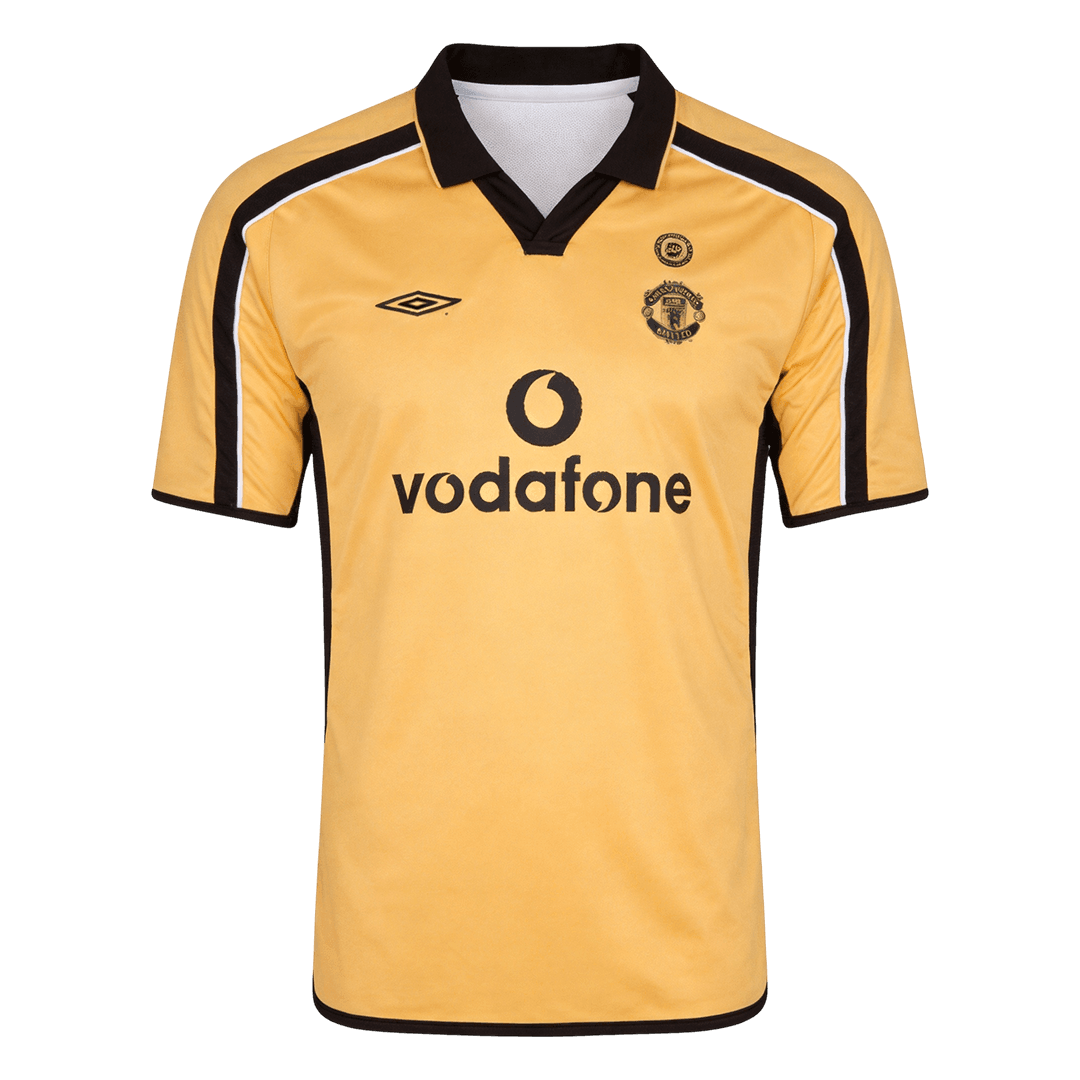 Manchester United 2001/02 Vieras Retro-pelipaita Miesten