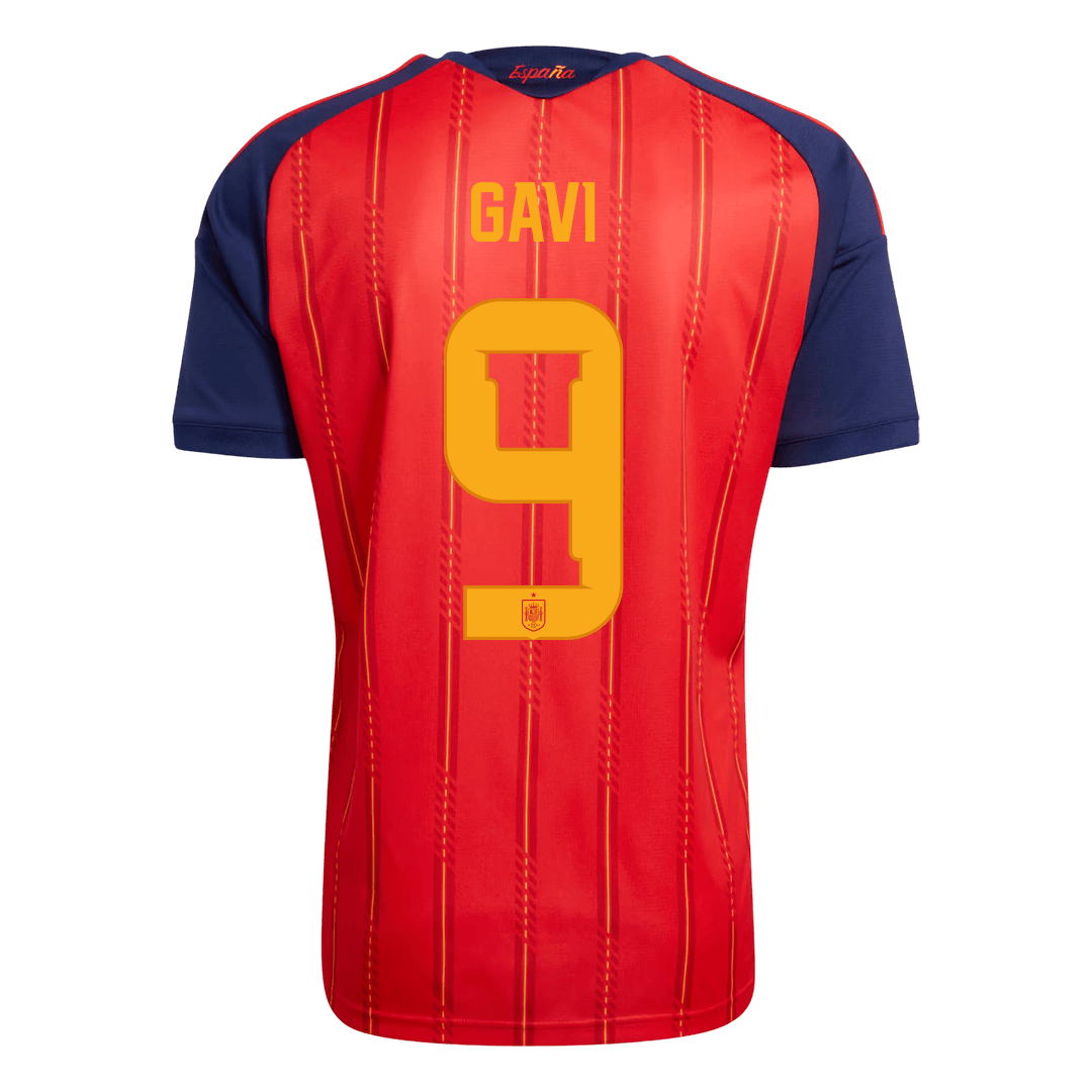 Spain World Cup 2026 Koti Pelipaita Miesten GAVI #9 [PREMIUM]
