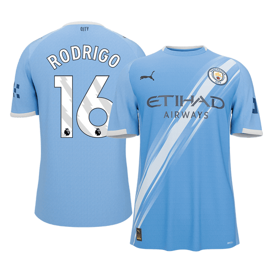 Manchester City 2025/26 Koti Pelipaita Miesten RODRIGO #16 [PREMIUM]