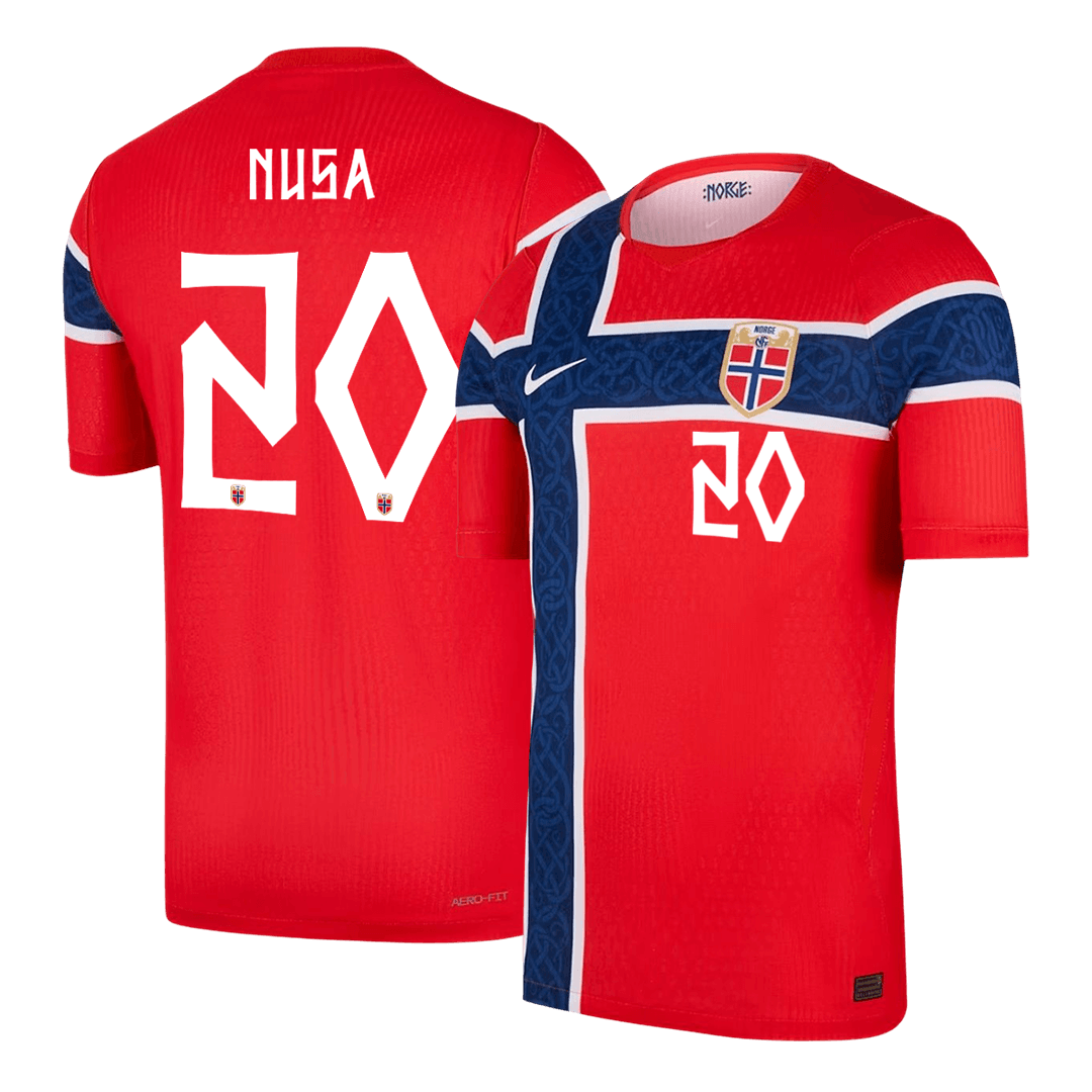 Norway World Cup 2026 Koti Pelipaita (Player Version) Miesten NUSA #20