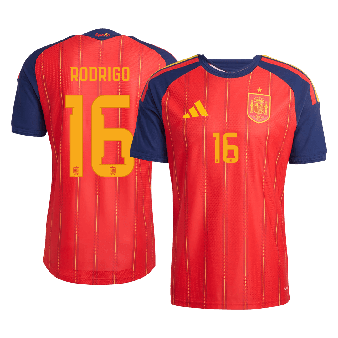 Spain World Cup 2026 Koti Pelipaita (Player Version) Miesten RODRIGO #16