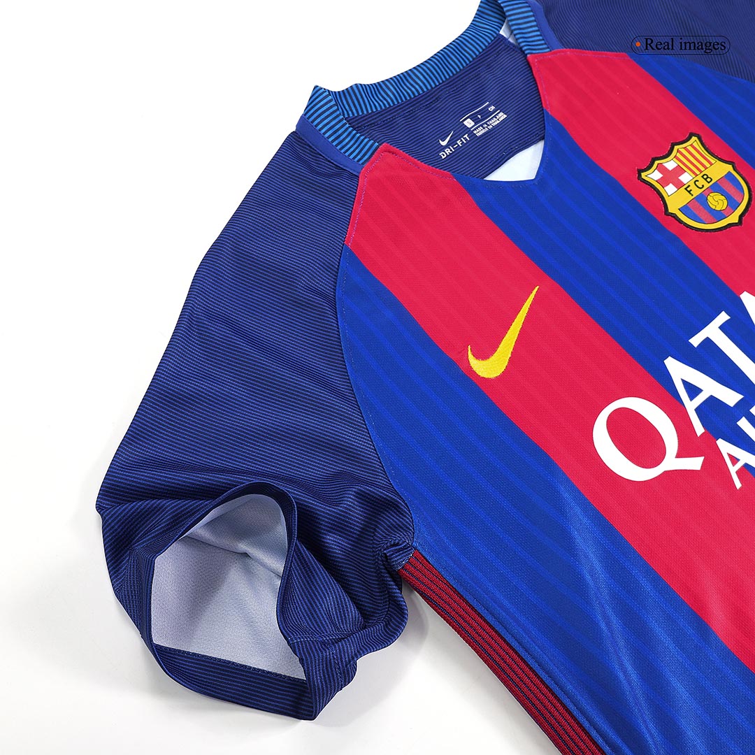 Barcelona 2016/17 Koti Retro-pelipaita Miesten MESSI #10